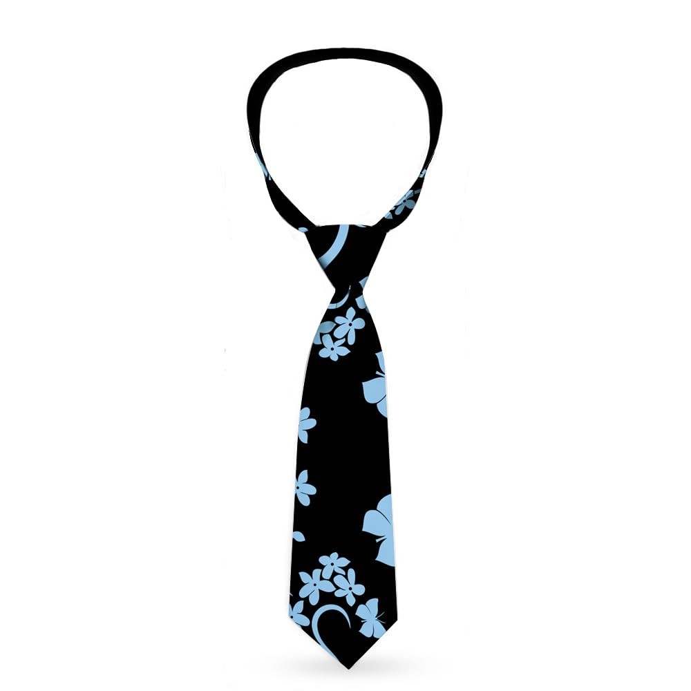 Necktie Standard - Butterfly Garden Black/Blue ACC NEWAnother great item from Rarewaves USA | Free delivery!