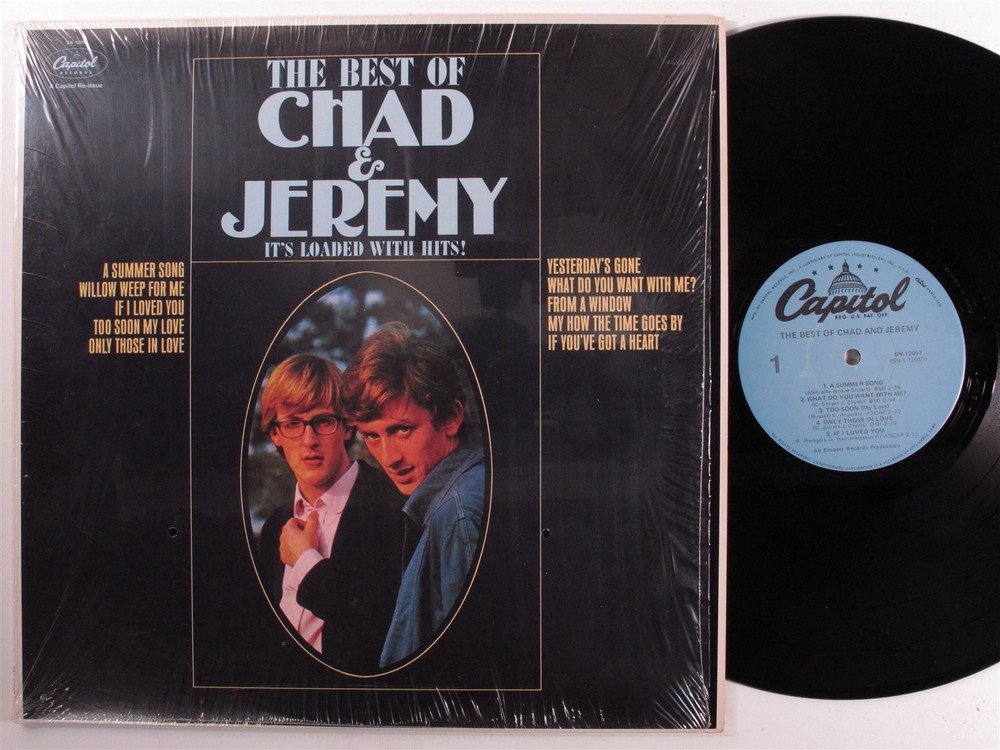 CHAD & JEREMY The Best Of... CAPITOL LP VG+ SHRINK f