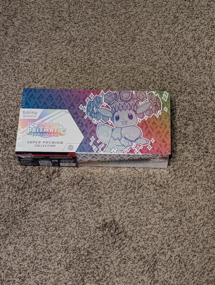 Pokémon TCG Scarlet & Violet Prismatic Evolutions Super-Premium Collection NEW