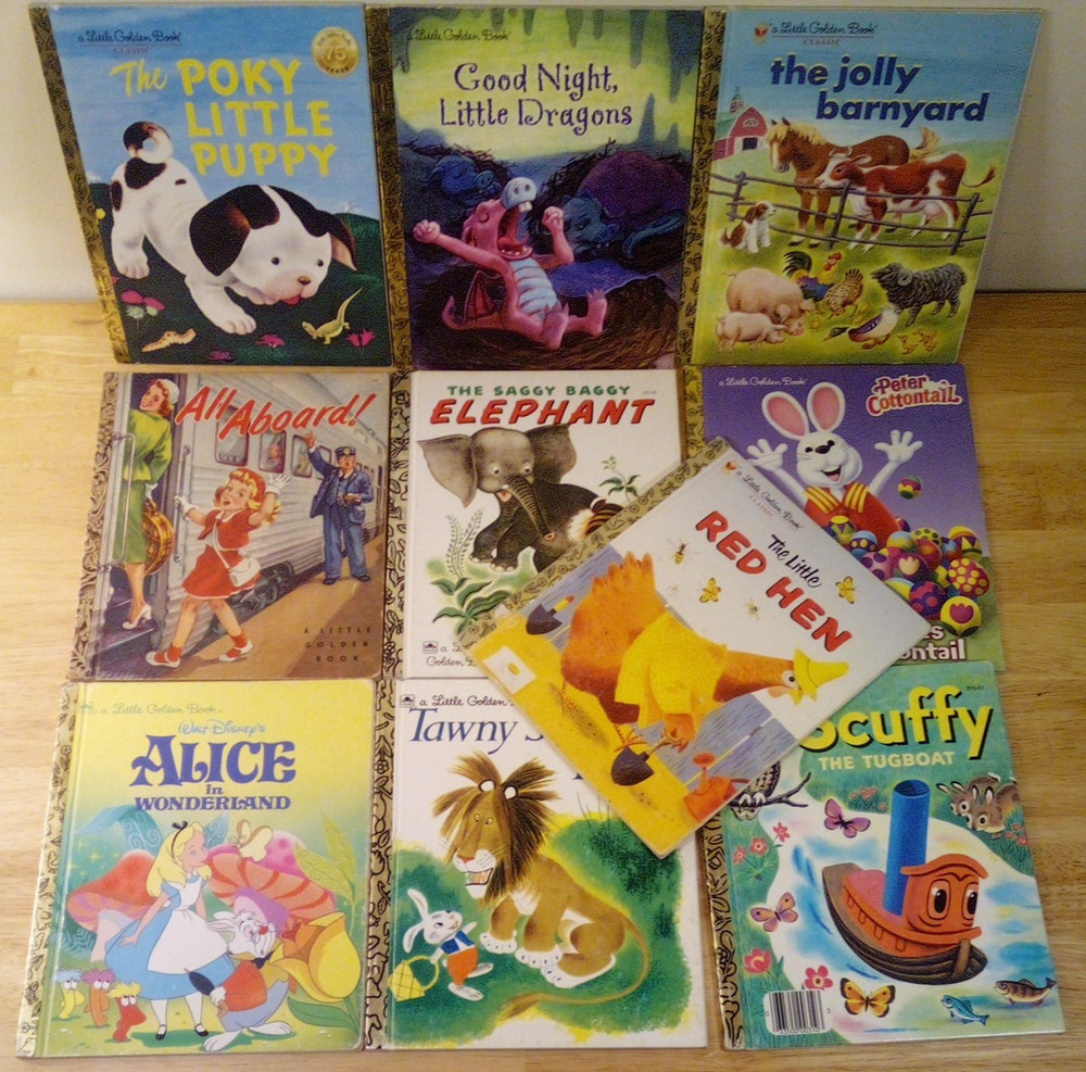 Little Golden Books ~ Lot of 10 HC