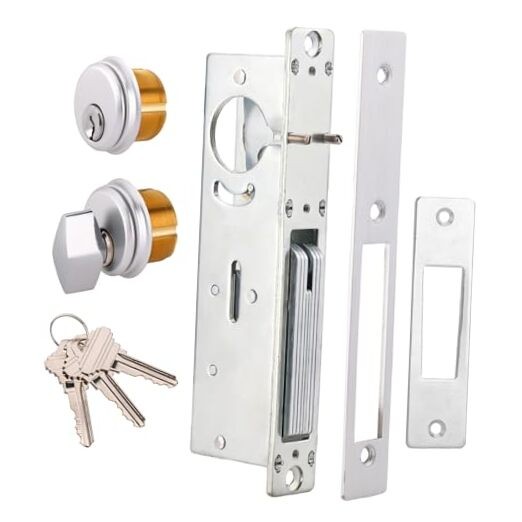 Commercial Deadbolt Lock with Solid Brass Mortise Cylinder  