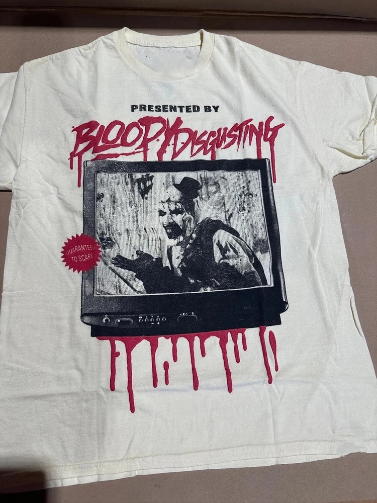 NWT Men's Bloody Disgusting x Terrifier Clown T-Shirt RARE Exclusive