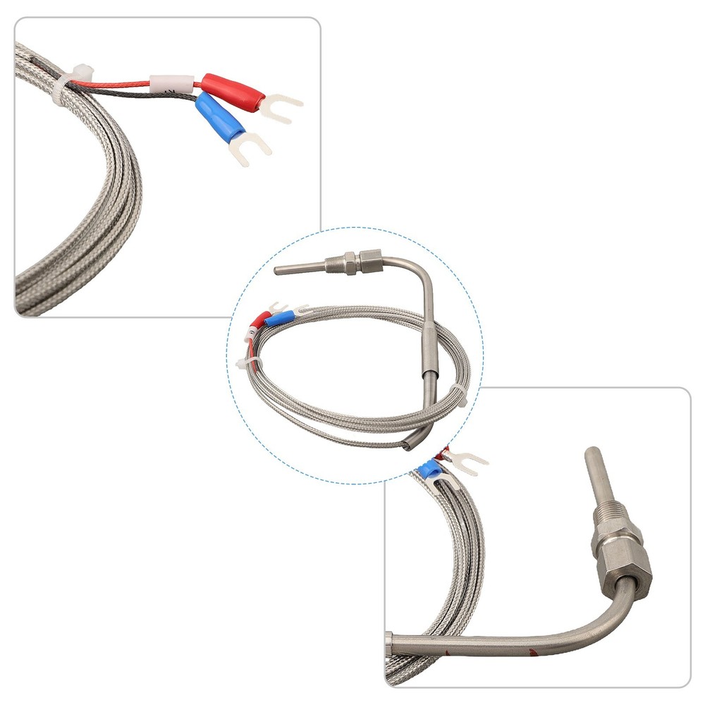 Accurate 18 Thermocouple Probe K Type Temperature Sensor 1/8 NPT Thread-image