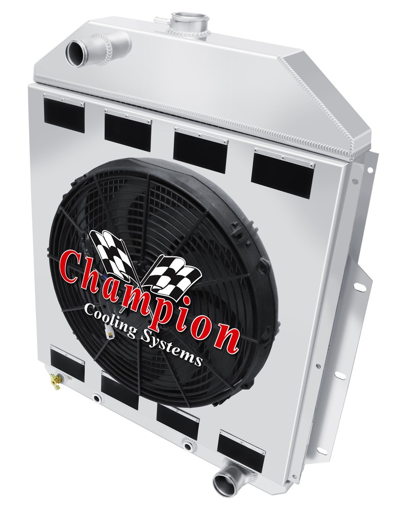 High-Performance 2 Row Radiator for 1942-1952 Ford Trucks with 16