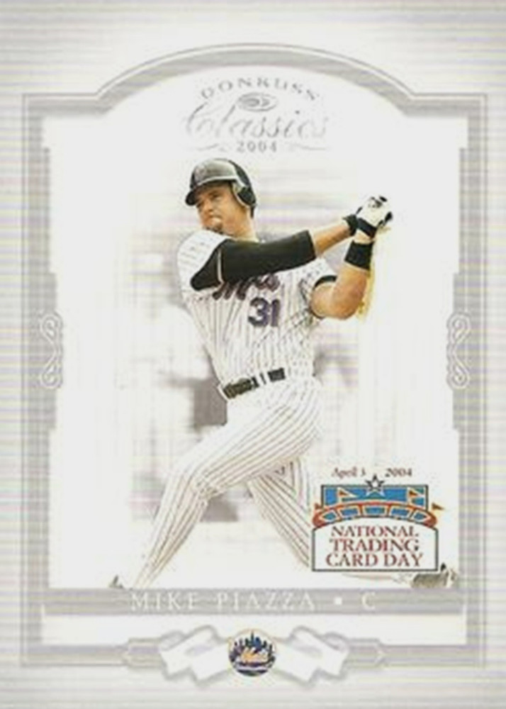 2004 National Trading Card Day #DP3 Mike Piazza New York Mets HOF