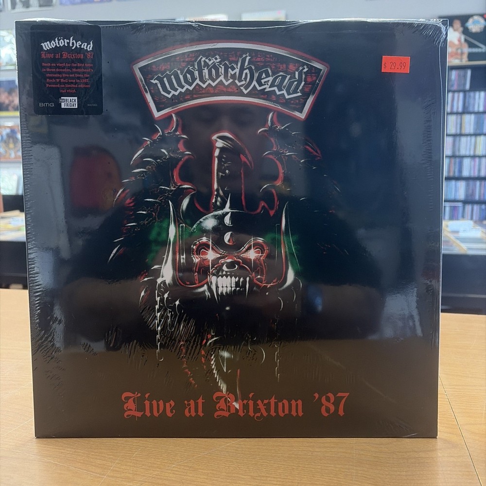 Motorhead - Live At Brixton '87, Black Friday RSD 2025, LP Vinyl, New & Sealed