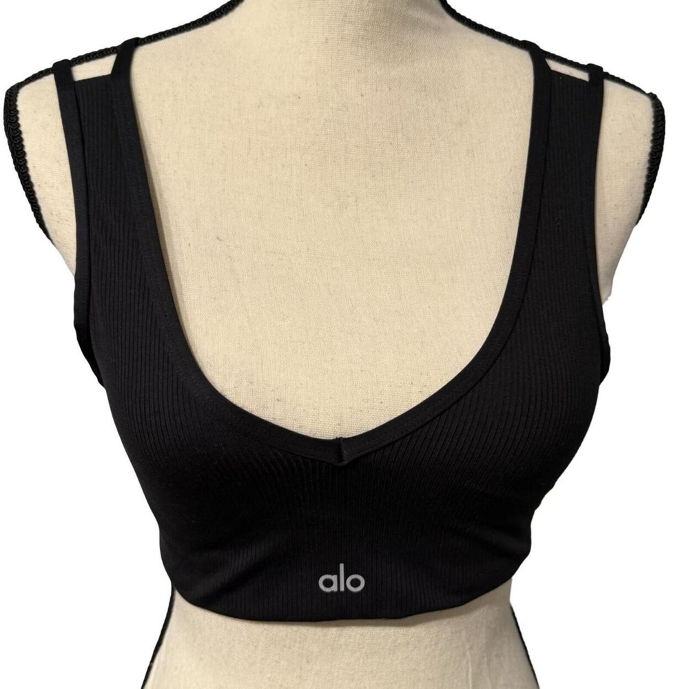 Alo Yoga Black Sports Bra - Size S