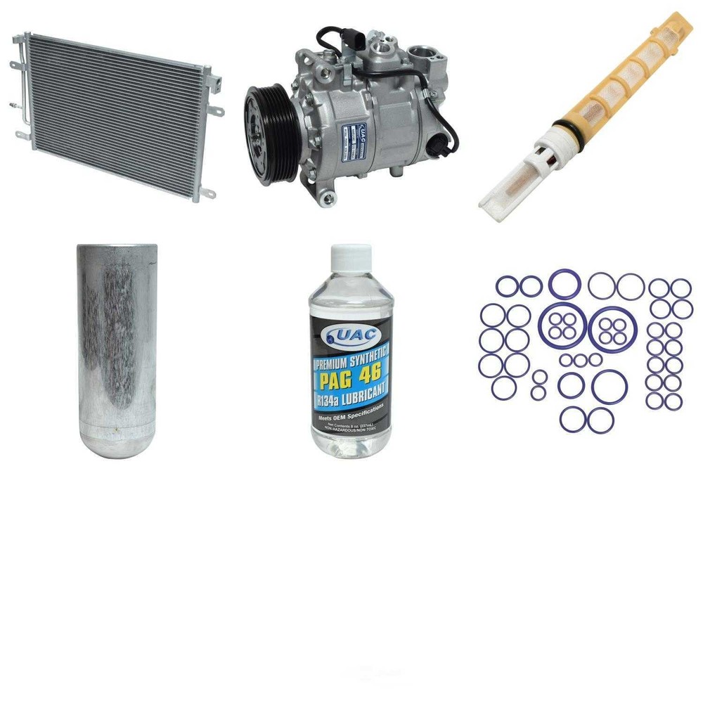A/C Compressor Kit with Condenser UAC KT 5371A Replacement