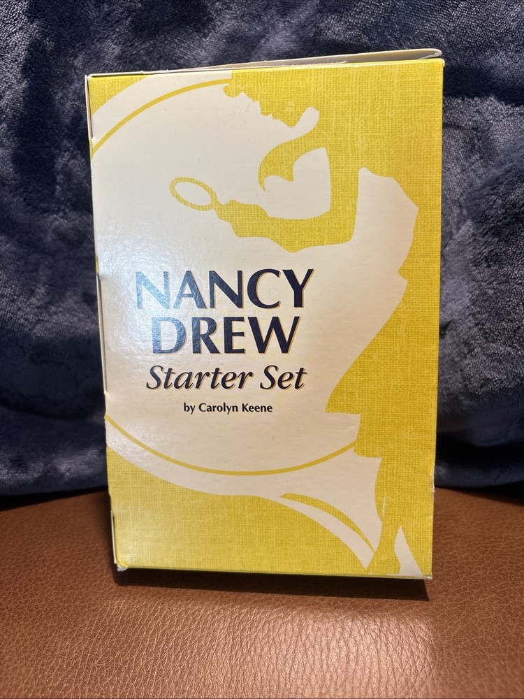 Nancy Drew Starter Set by Carolyn Keene 5 Hardcover Books 1-5 in Yellow Box VGC