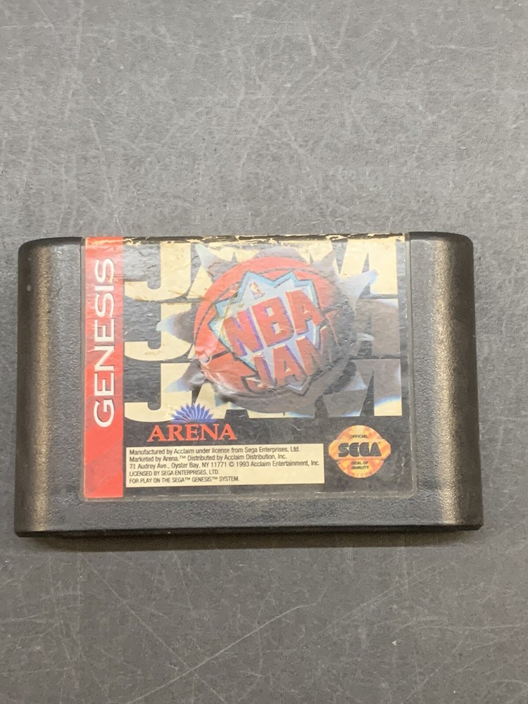 NBA Jam Sega Genesis Cart Only - Untested Classic Game