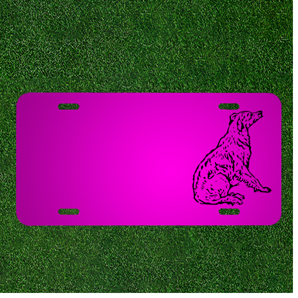 Create a Custom Personalized Car License Plate with Your Dog's Name - Perfect for Pet Lovers and Canine Enthusiasts