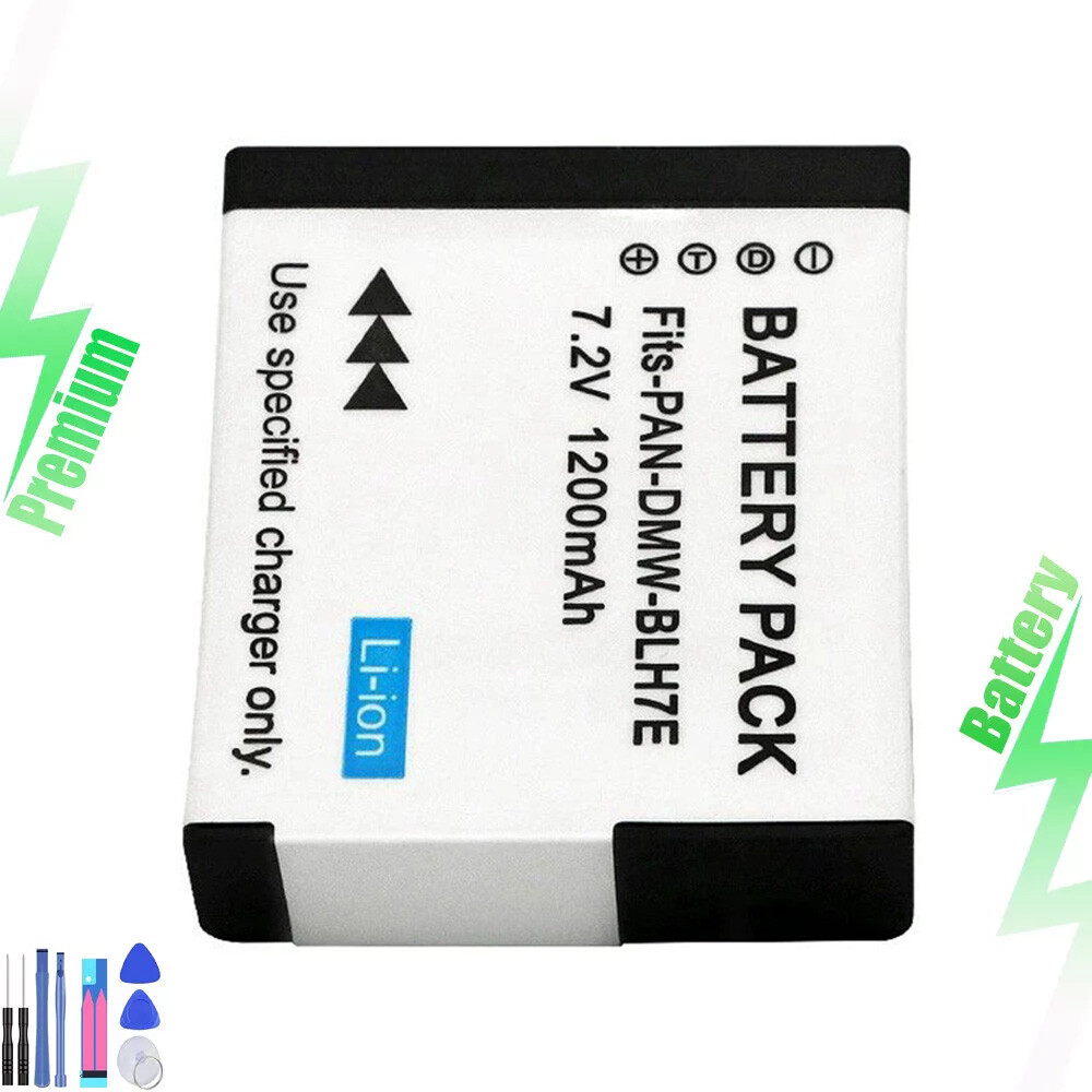 Replacement Battery Pack for Panasonic DMW-BLH7E Panasonic DMC-GF7 Camera