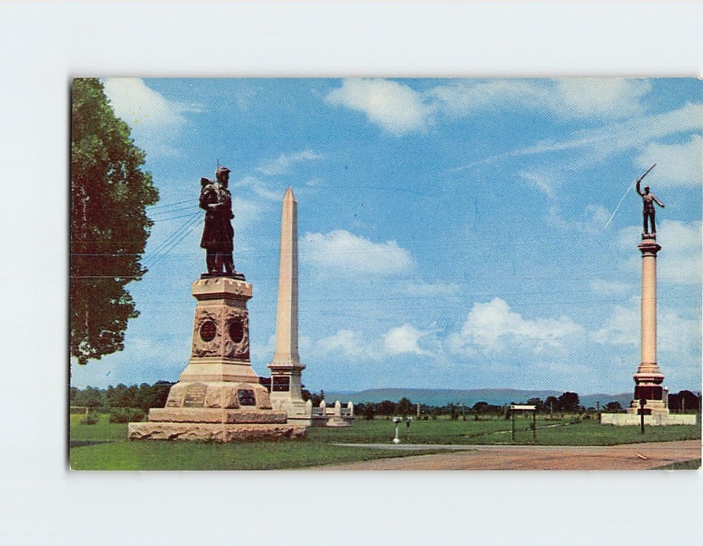 Postcard Antietam Battlefield Sharpsburg Maryland USA