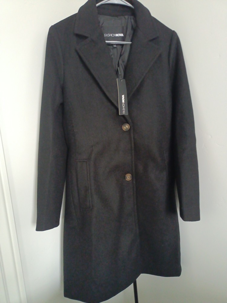 Fashion Nova Black Coat