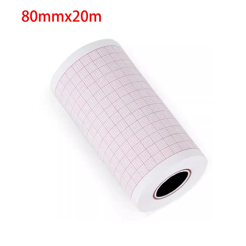 Printer Paper For ECG EKG Machine / Patient Monitor,Thermal Record,80mm*20m,1pc*