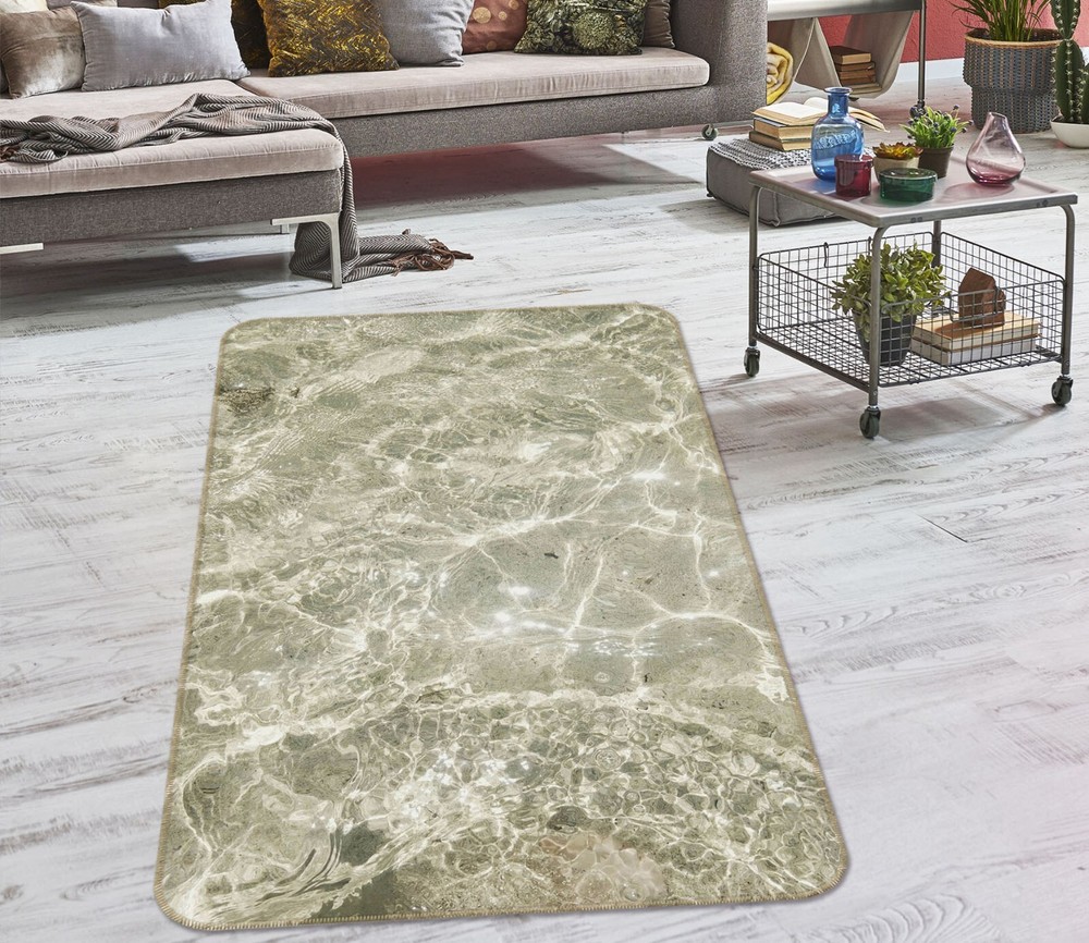 3D Marble Textured ZHUC2352 Game Non Slip Carpet Mat Photo Carpet Amy