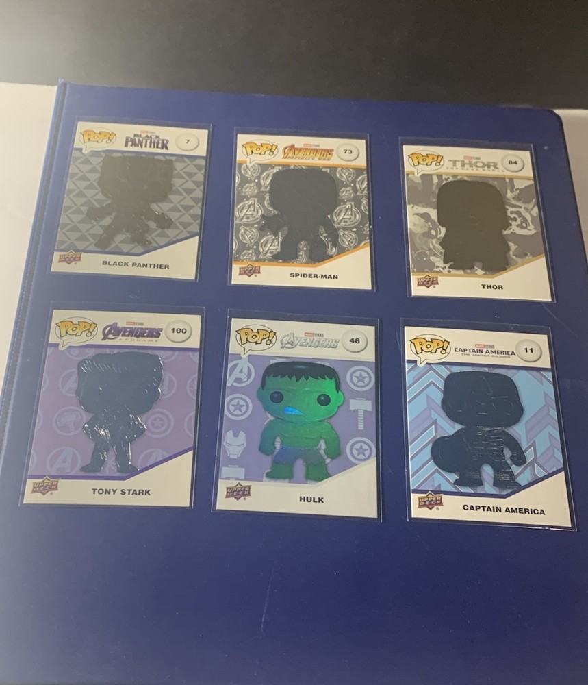 Upper Deck Funko Pop Marvel Infinity Saga COMPLETE Set 150 Base Cards + Inserts