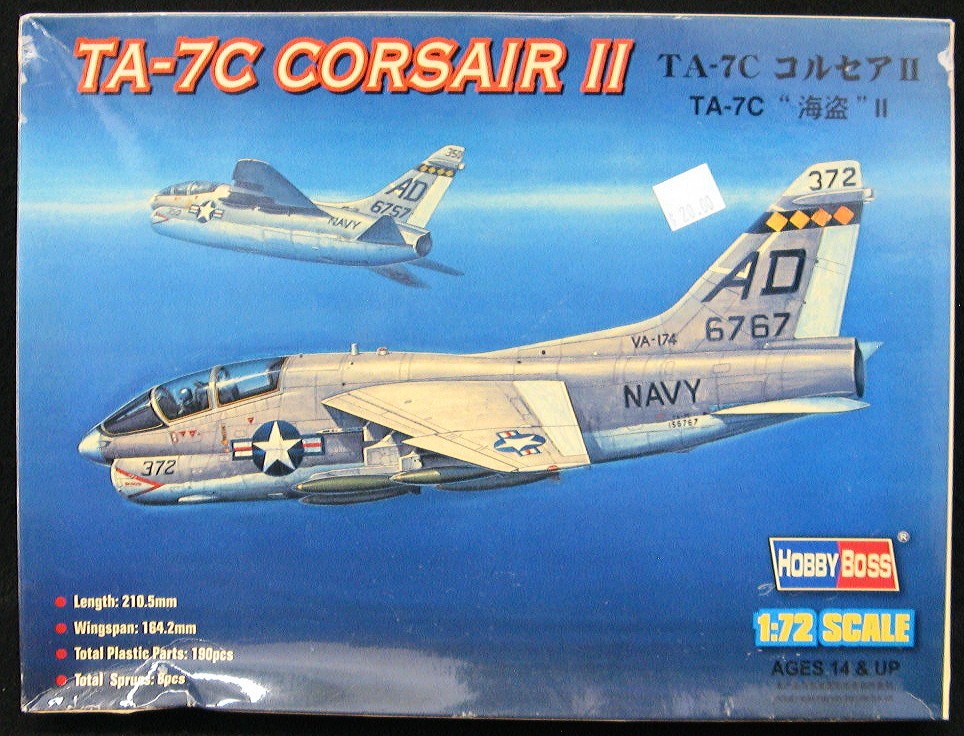 Hobby Boss Models 1/72 L.T.V. VOUGHT TA-7C CORSAIR II U.S. Navy Jet