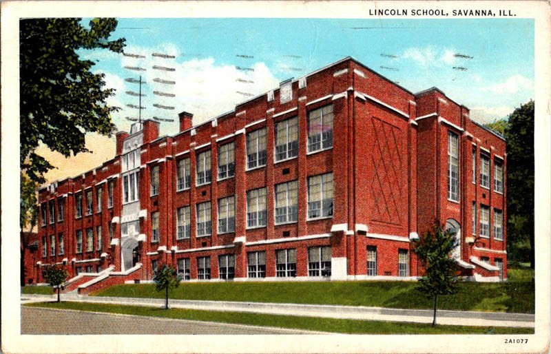 Savanna Illinois IL : SCHOOL SCENE m/14 AV4516
