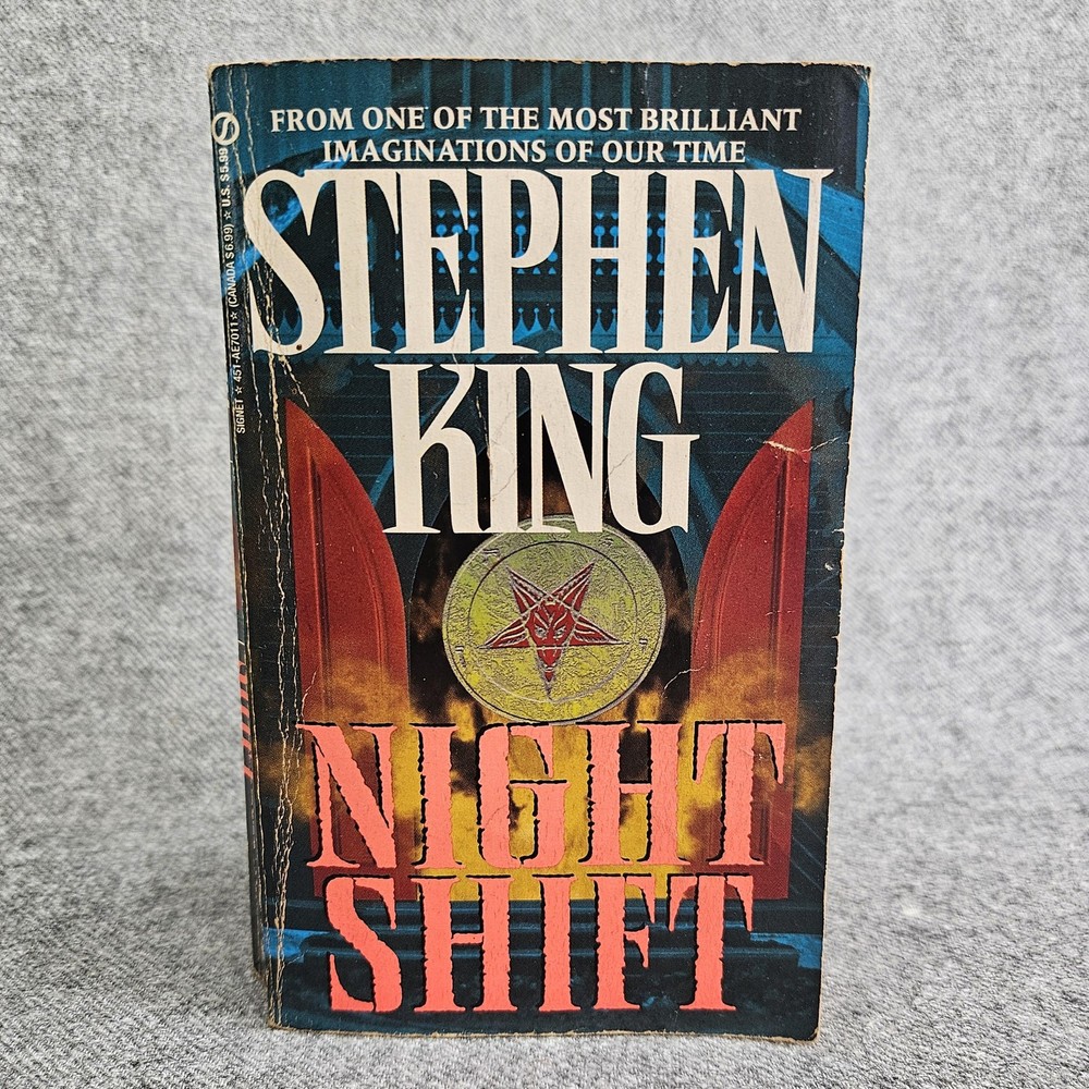 Vintage Night Shift Stephen King Signet Horror Short Stories PB 1979 USA Black