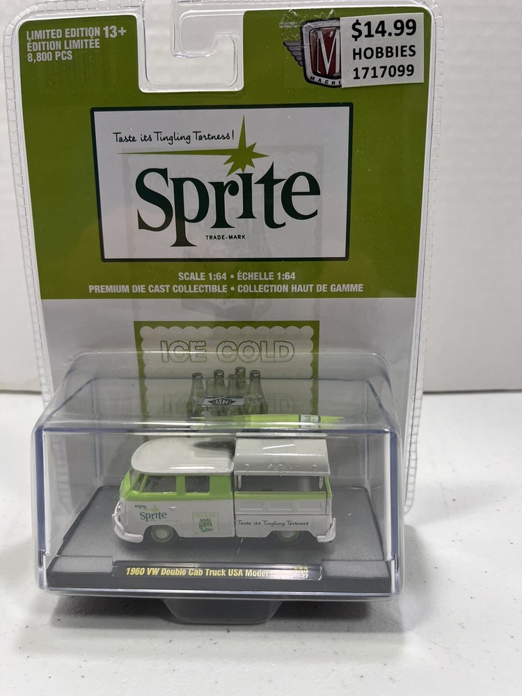 M2 Machines Sprite 1960 VW Double Cab Truck USA Model 20-27 with Surfboard New