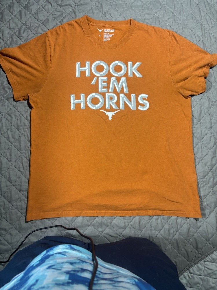 Men's Texas Longhorn Apparel Orange Hook'em Horns XL