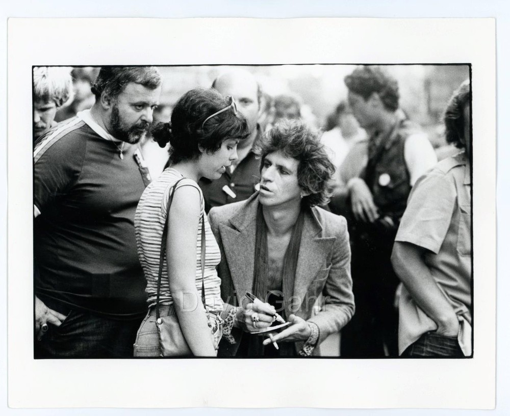 '81 Keith Richards The Rolling Stones Waiting On A Friend Original Photo B772