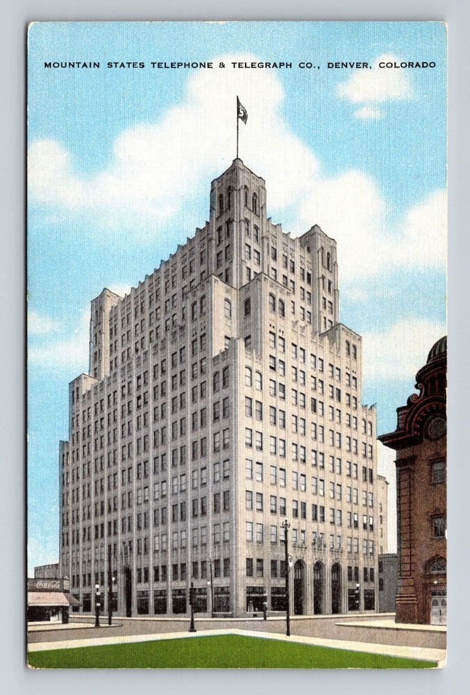 Denver CO-Colorado, Mountain States Telephone, Antique, Vintage Postcard