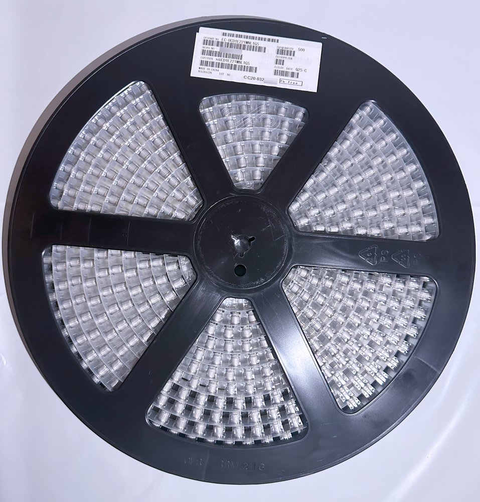 Reel of 500PCS UCD1E221MNL1GS Nichicon 220uF 25V 8x10 SMD Electrolytic Capacitor