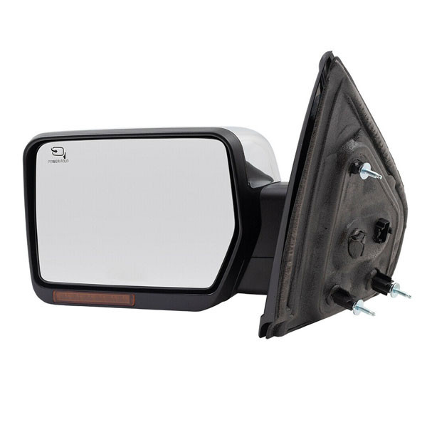 For 09-10 F150 Rear View Mirror Power Folding w/Signal & Puddle Lamp Left Side Q