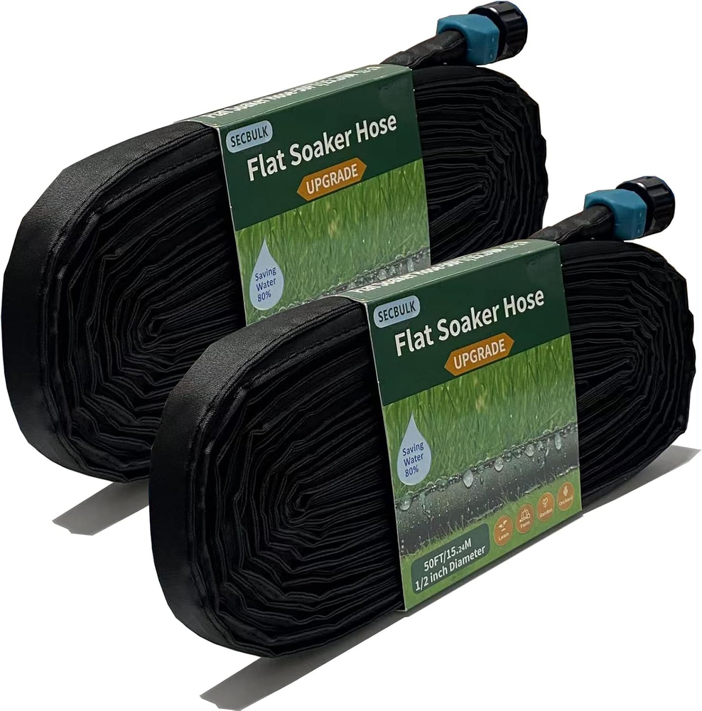 2025 100 Ft Soaker Hose - Linkable Drip System for Water Saving
