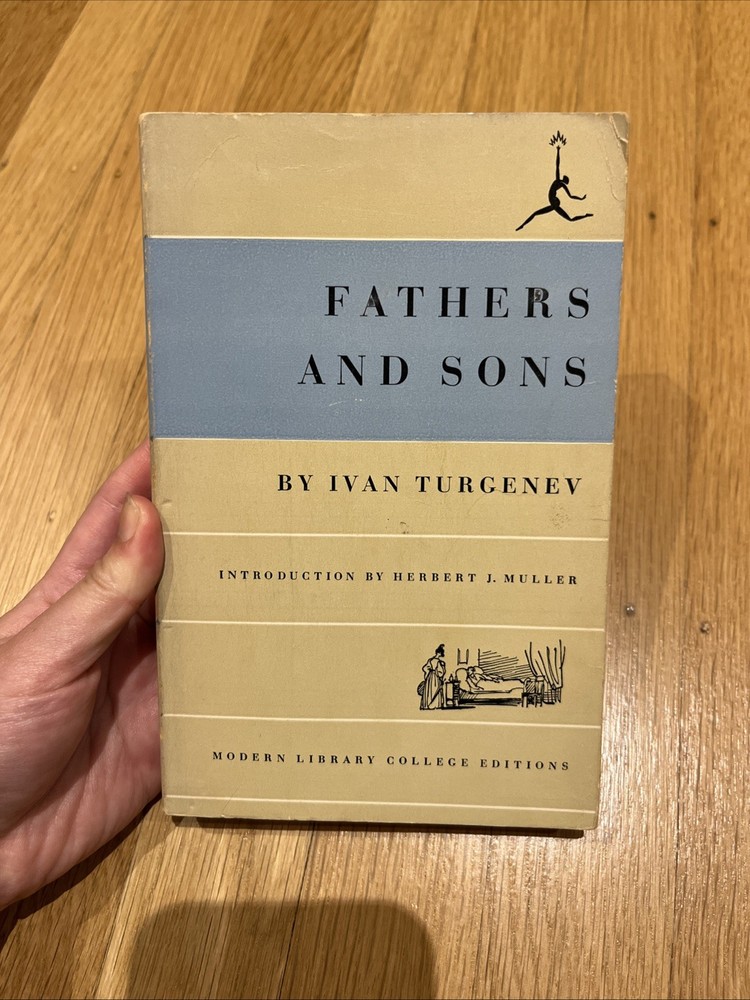 Fathers and Sons, Ivan Turgenev - Modern Library College Editions Paperback Book