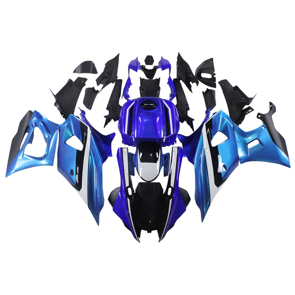Blue Black Fairing Kit for Yamaha YZF R7 2022 2023 22 23 ABS Injection Bodywork
