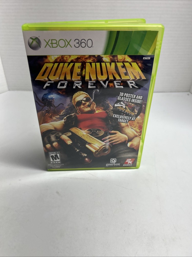 Duke Nukem Forever (Microsoft Xbox 360, 2011) Complete Tested Target Exclusive