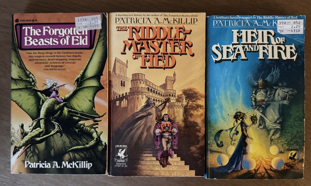 QUEST OF THE RIDDLE Trilogy by Patricia McKillip Lot Set Paperbacks
