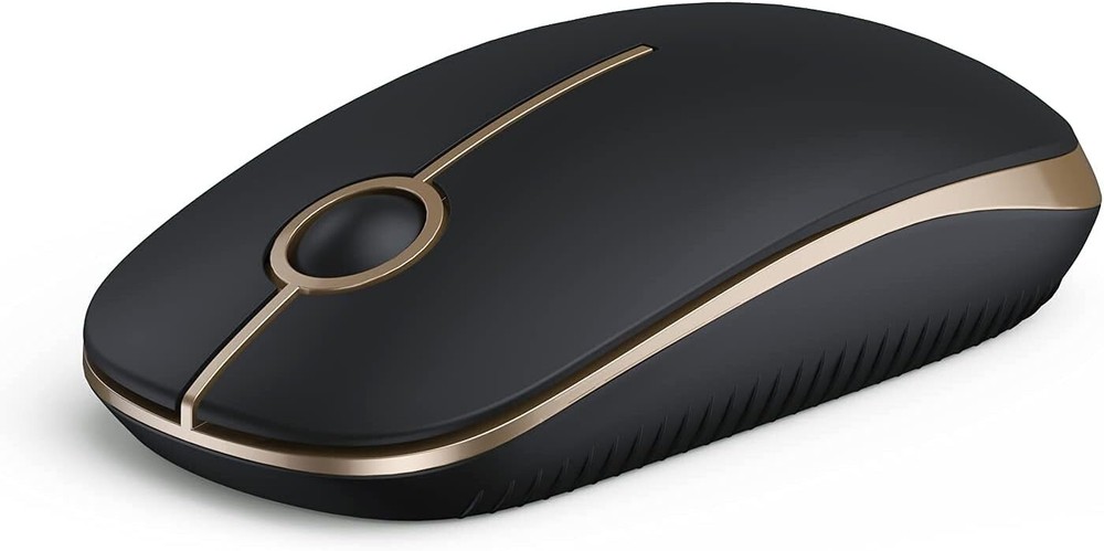 2.4G Slim Silent Optical Mouse with Nano Receiver for Laptop