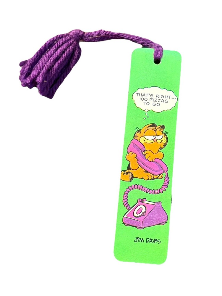 Vintage Garfield Bookmark Big Hairy Deal 1978 Jim Davis