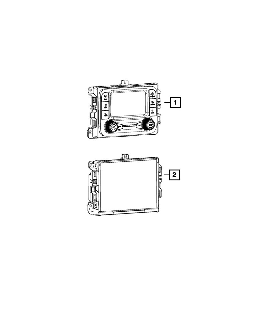 Genuine Mopar Multi Media Radio 68331631AO