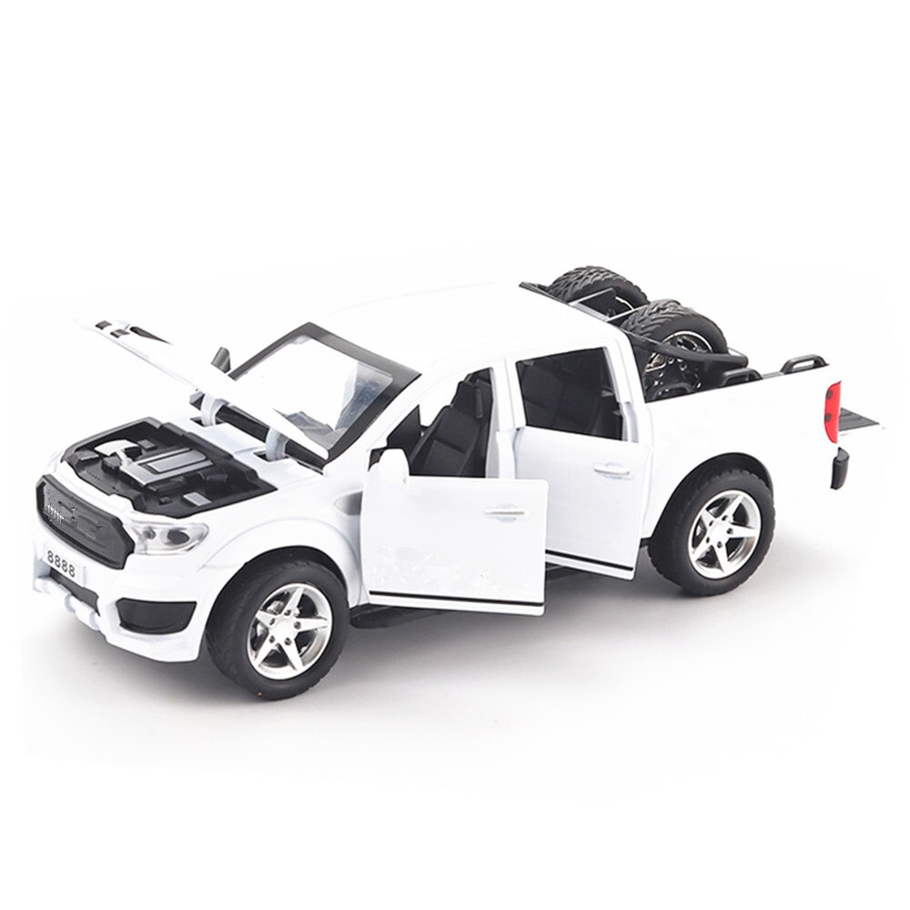 1/32 Pull Back Pickup Truck Diecasts Car Model WIth Sound&Light Kids Gifts Toy