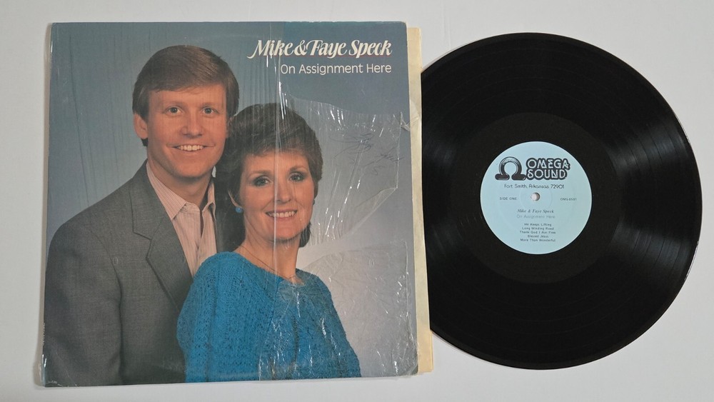 MIKE & FAYE SPECK On Assignment Here Gospel Vinyl LP 1985 Album