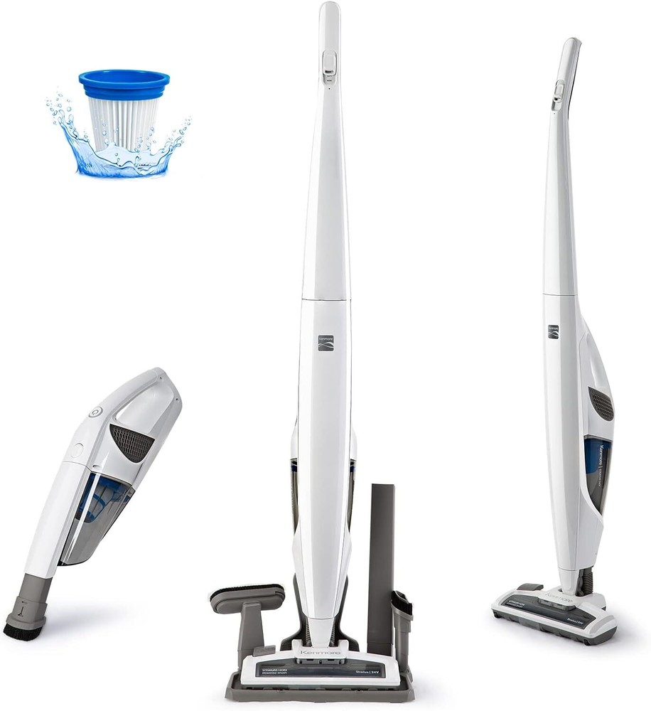 Kenmore DS1030 Cordless Stick Vacuum Lightweight Cleaner 2-Speed Power Suction。