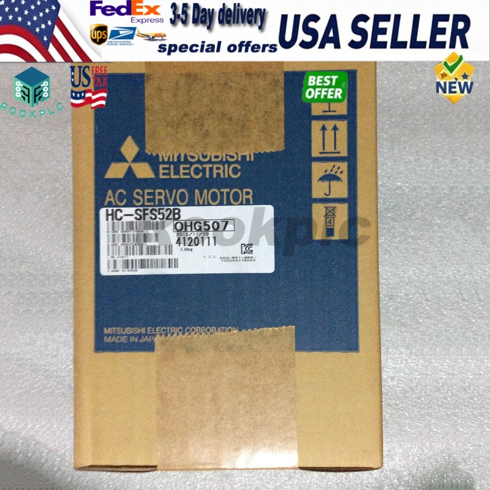 Mitsubishi HC-SFS52B 1PC New AC Servo Motor HCSFS52B In Box Expedited Shipping