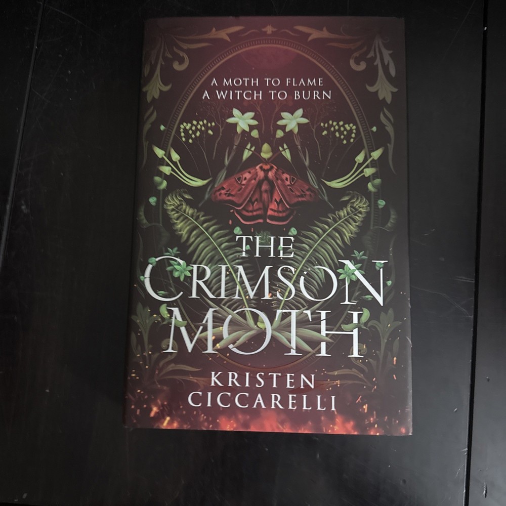 The Crimson Moth by Kristen Ciccarelli Hardcover Book