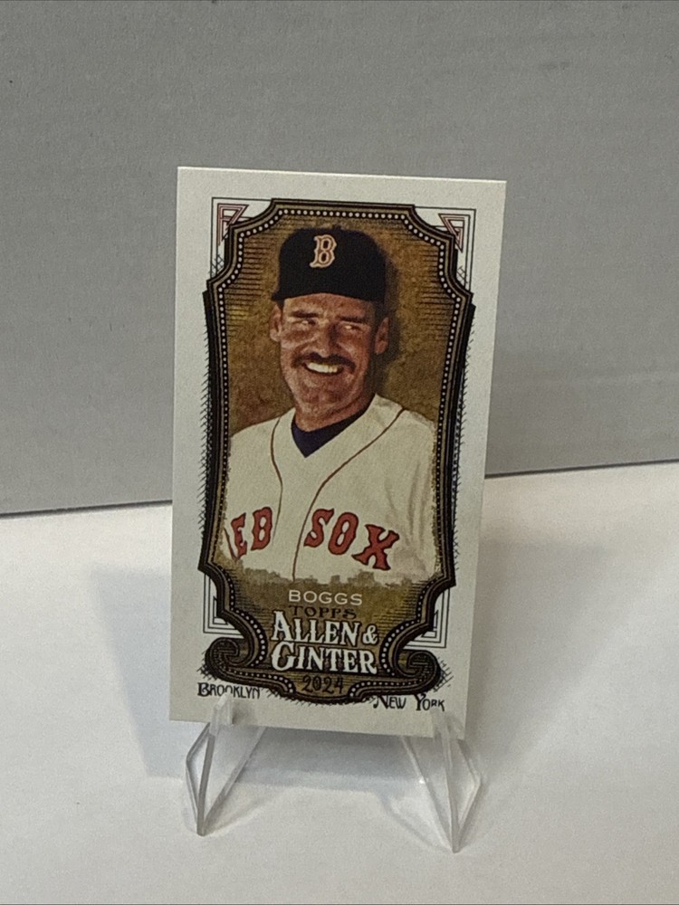 2024 Topps Allen And Ginter Wade Boggs Mini A&G Back