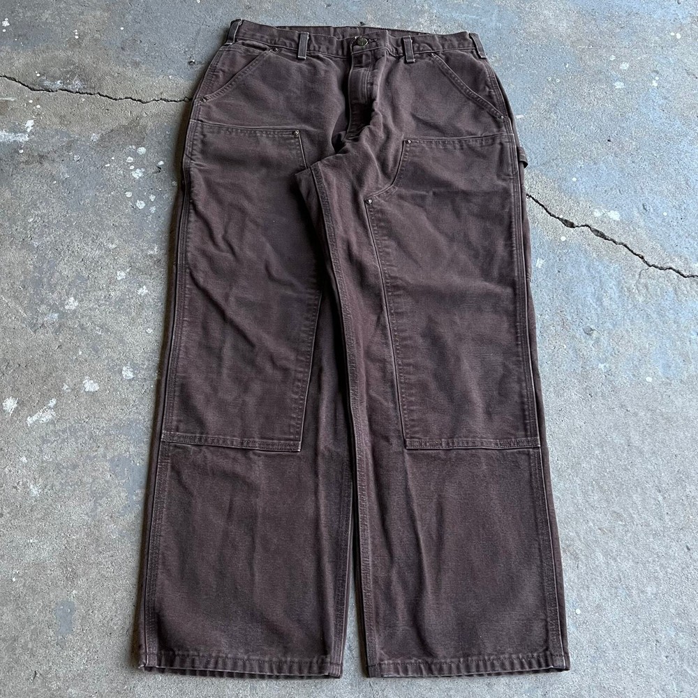 Vintage Carhartt brown double knee carpenter work pants