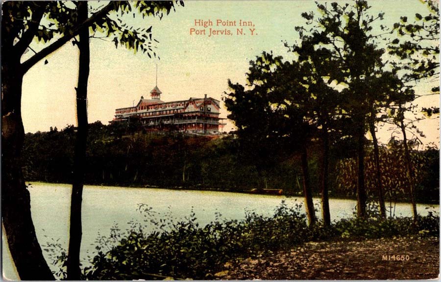 Port Jervis New York NY : INN SCENE m/14 AX0120