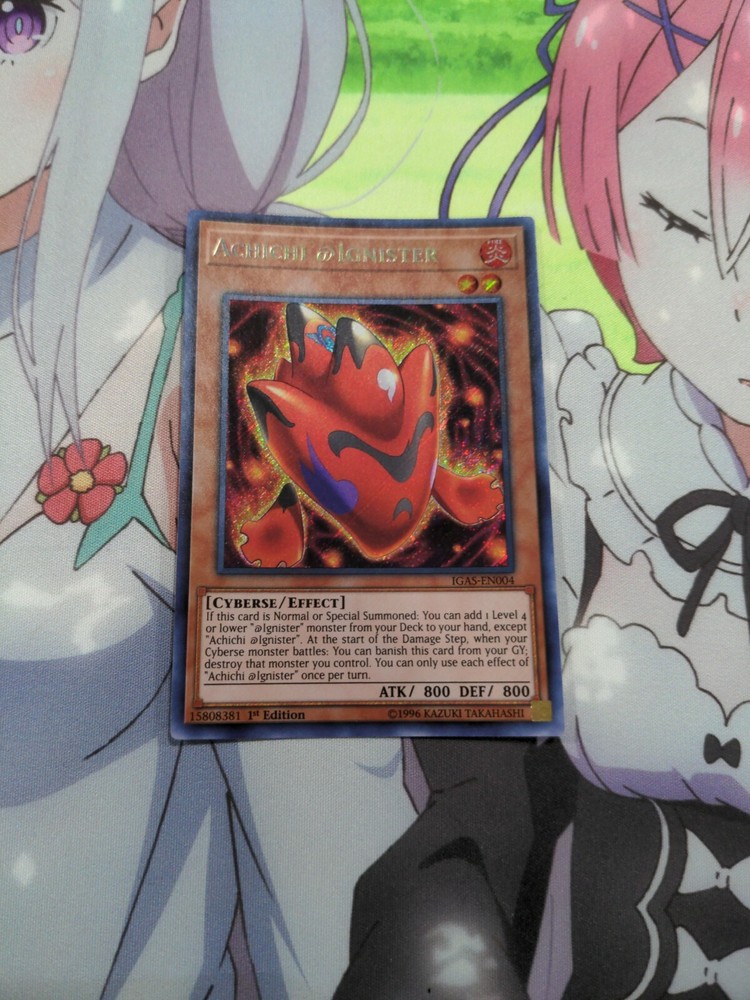 ** Achichi @Ignister 1st Ed **  IGAS-EN004 | Secret Rare | YuGiOh! | NM-image