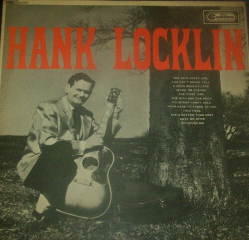 Hank Locklin - Used Vinyl Record - A15851z