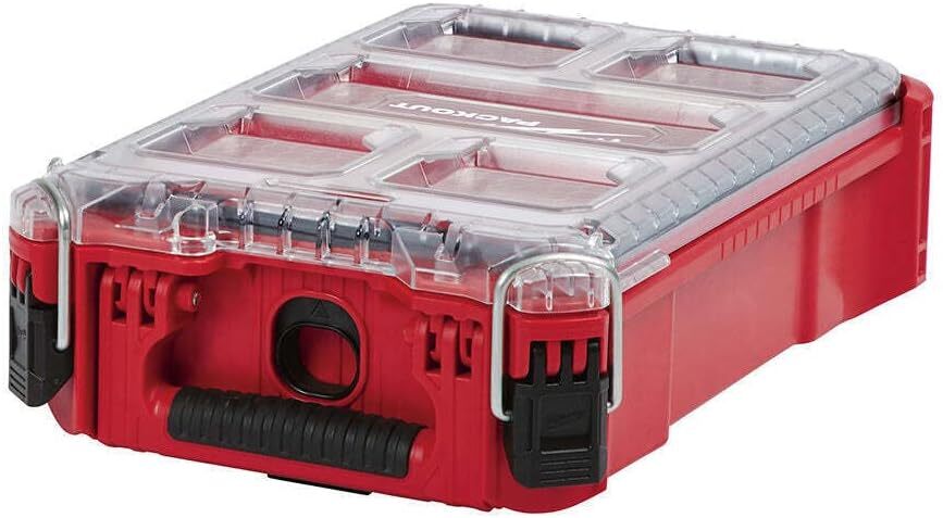 Milwaukee Packout 5-Bin Polymer Compact Organizer Impact Resistant Storage