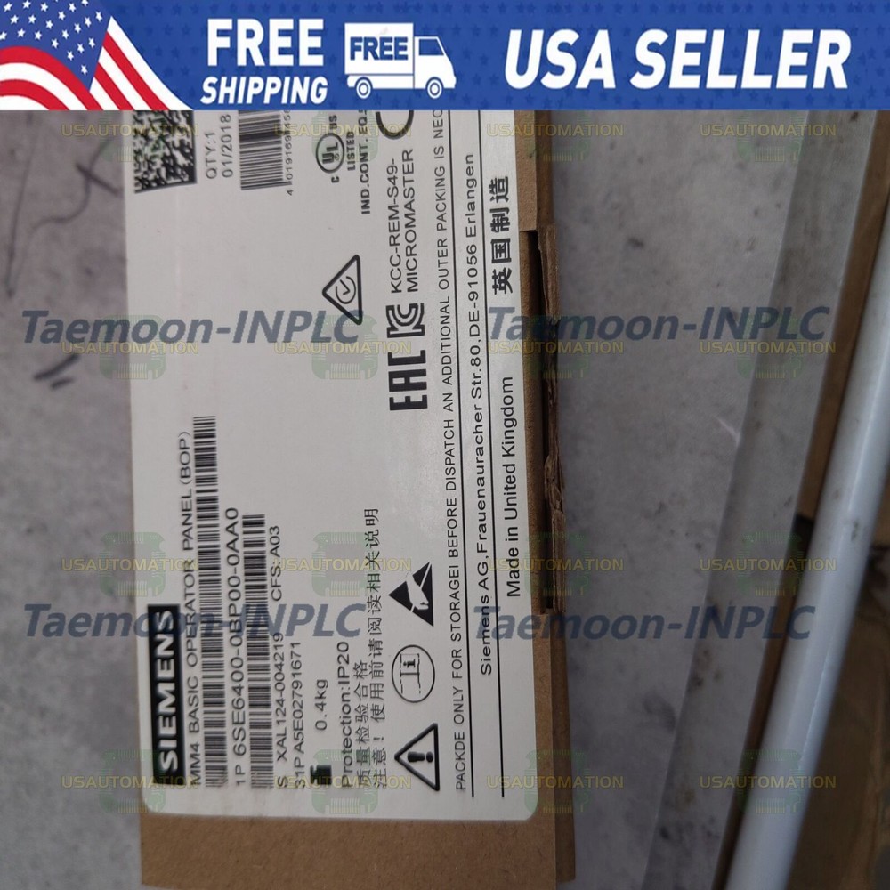 New Siemens 6SE6400-0BP00-0AA0 BASIC OPERATOR PANEL  6SE6 400-0BP00-0AA0